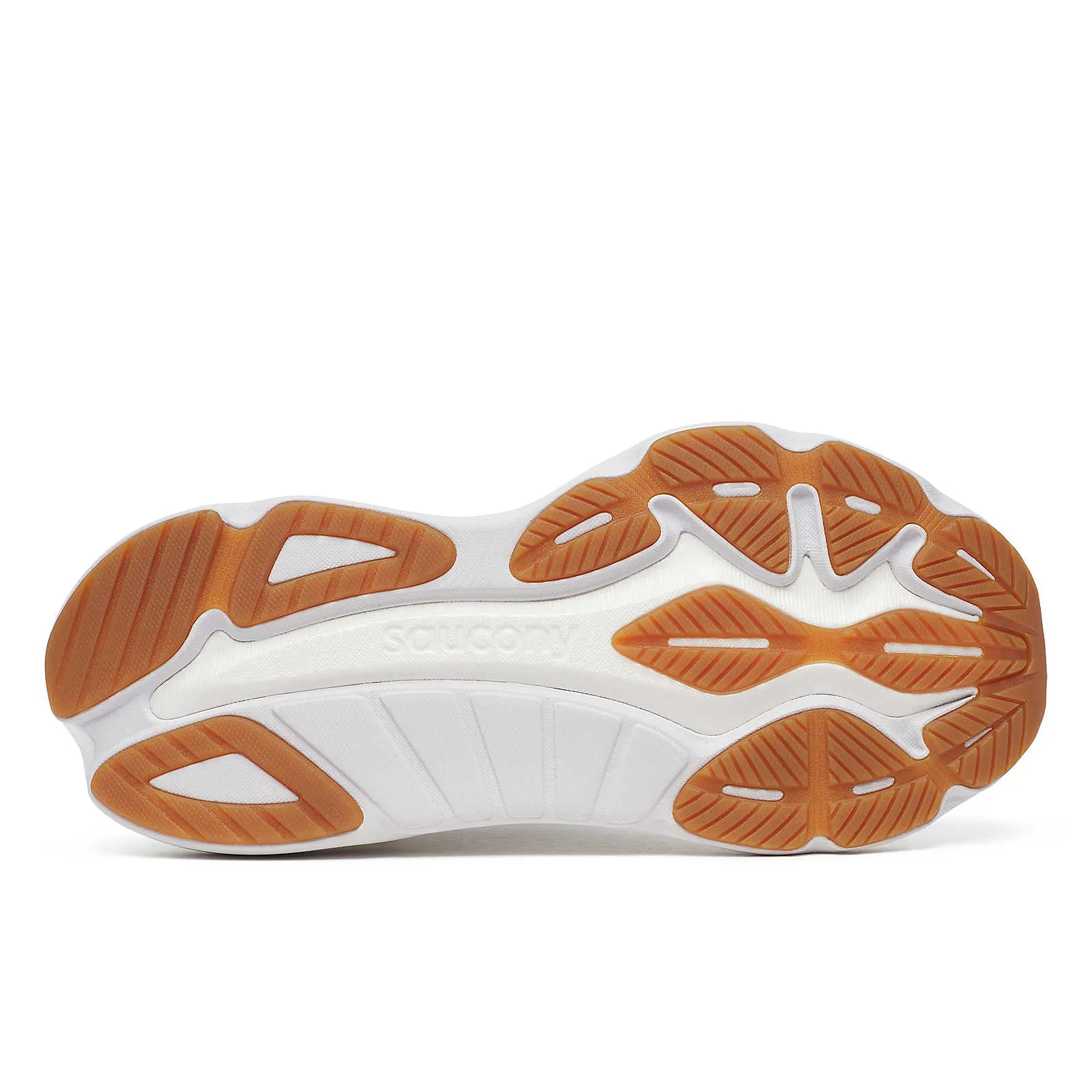 Women's Saucony Hurricane 24 Running Shoe in White | Gold