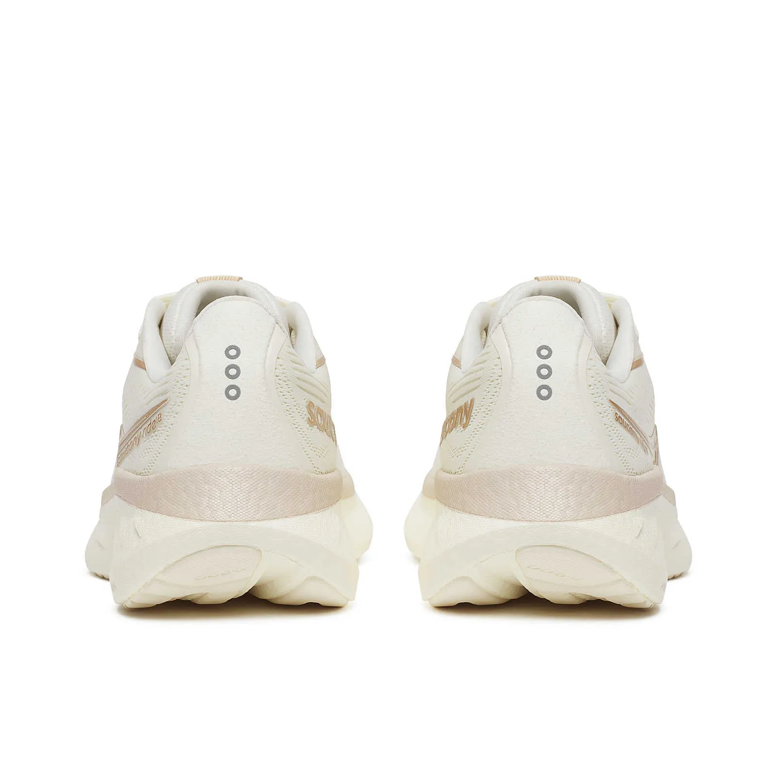 Women's Saucony Ride 18 Running Shoe in Vanilla